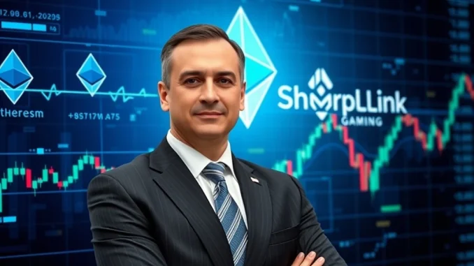 Joseph Chalom's strategic move to SharpLink Gaming to advance institutional Ethereum adoption and expand the firm's Ethereum treasury.