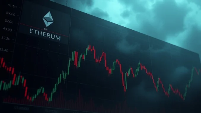 Ethereum news today shows crypto stocks plunging amid market corrections
