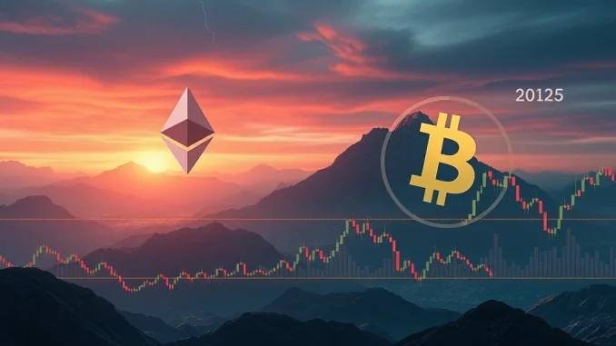 Ethereum price drop amid ETF-driven stagnation in 2025 crypto market