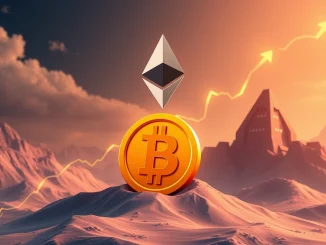 Chart showing Ethereum outperforming Bitcoin, symbolizing strong ETH price growth driven by institutional adoption and rising ETH Price.