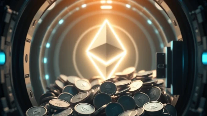 Ethereum News: The Ether Machine Dominates ETH Holdings with $56.9M Purchase Ethereum news featuring The Ether Machine's massive ETH holdings in a digital vault