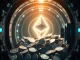 Ethereum news featuring The Ether Machine's massive ETH holdings in a digital vault