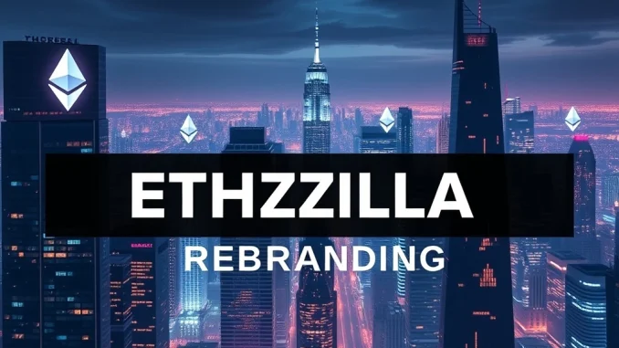 ETHZilla corporate rebranding following $425M Ethereum investment