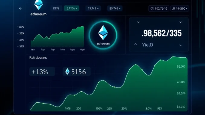 Ethereum news showcasing Intchains and FalconX partnership for 10% ETH yield strategy