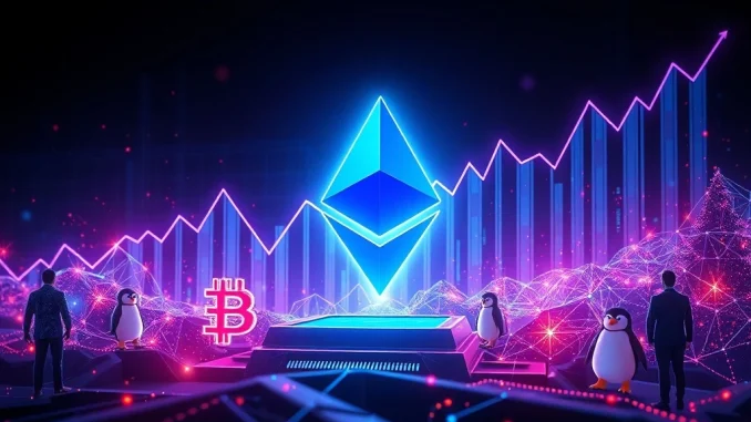 A visual representation of the booming NFT market, highlighting the astonishing $6.6 billion surge and Ethereum's central role in its recovery.