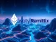 Ethereum and Remittix logos symbolizing growth in crypto investments and DeFi projects.
