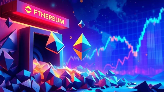 Chart showing significant Ethereum outflows from exchanges, indicating strong ETH buying pressure and potential Ethereum price rally.