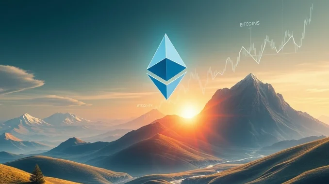 Ethereum's Revolutionary Ascent: Why Its Supply Dynamics & Institutional Adoption Propel Outperformance Over Bitcoin Visualizing Ethereum's strong outperformance over Bitcoin, driven by its unique supply dynamics and increasing institutional adoption.