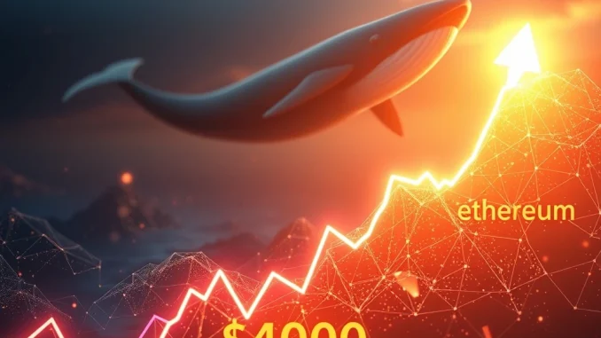 Ethereum price surging with institutional and whale investors driving momentum