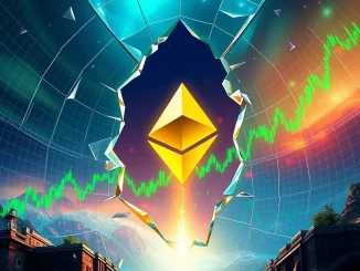 A chart showing Ethereum price surging past $3,300, indicating strong bullish momentum and potential for higher targets. The ETH price prediction is optimistic.