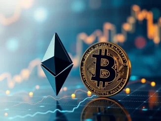 A chart showing Ethereum price outperforming Bitcoin, illustrating Mike Novogratz's prediction for the crypto market outlook.