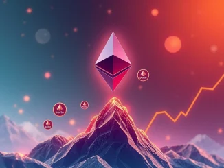 Ethereum price chart soaring past $3,600, symbolizing its market surge, alongside Pepeto coins representing successful presale.