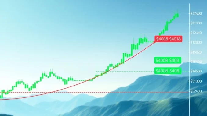 A digital chart illustrating the Ethereum price breaking key resistance, with Elliott Wave patterns pointing to significant bullish targets.