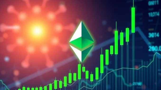 Chart showing widespread Ethereum profit for 97% of ETH holders, illustrating significant gains and market strength.