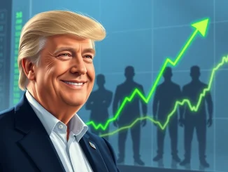 Eric Trump observing an ETH price chart, symbolizing the impact of Ethereum shorts facing losses in the crypto market.