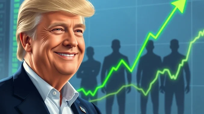 Eric Trump observing an ETH price chart, symbolizing the impact of Ethereum shorts facing losses in the crypto market.