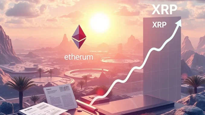 Ethereum staking ETFs gaining SEC approval before XRP offerings
