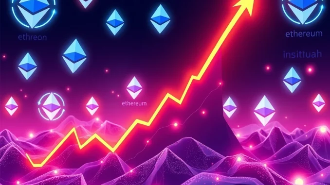 Ethereum price surge with ETF inflows and institutional demand driving growth