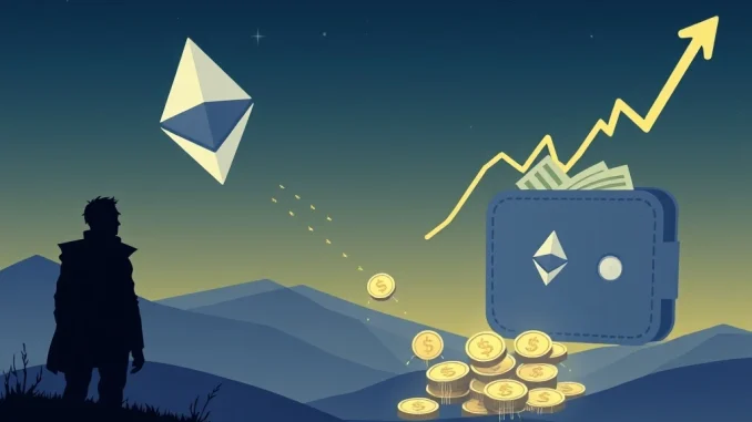 Ethereum Transfer: Unveiling Justin Sun's Strategic $226M Move and Critical Market Implications Visualizing a massive Ethereum transfer, highlighting Justin Sun's influence on crypto market strategy and investor sentiment.