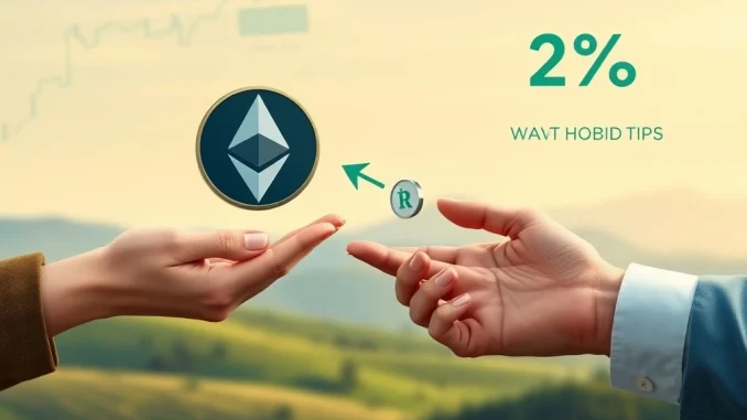 Visualizing the impact of Robinhood's 2% crypto transfer match on Ethereum unstaking, showing funds shifting towards new yield strategies.