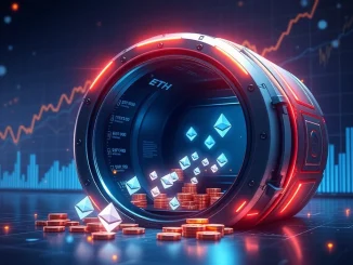 An illustration depicting a significant Ethereum withdrawal from exchanges, symbolizing a bullish market shift and institutional confidence in ETH's future Ethereum withdrawal.