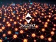 Abstract representation of the Succinct Foundation's efforts to scale the Ethereum ZK Network through decentralized governance.