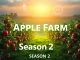 Etherlink's Apple Farm Season 2 logo with blockchain elements, symbolizing $3M XTZ rewards boosting the DeFi ecosystem.