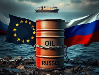 Visualizing the profound impact of EU Sanctions on Russian Oil and global energy supply chains.