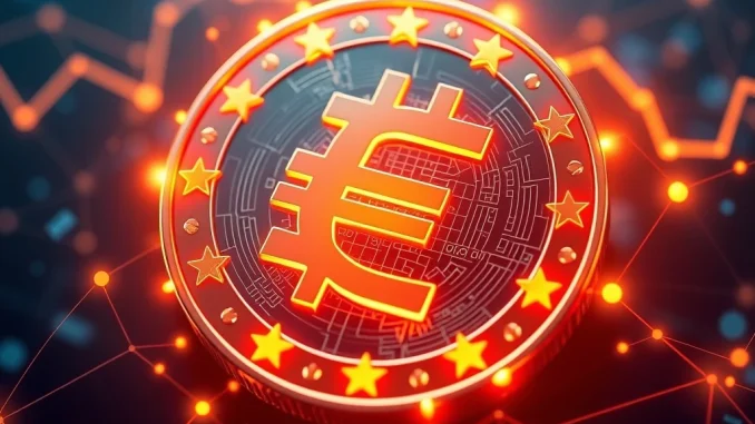 Euro-pegged stablecoins market growth with EURC leading the surge