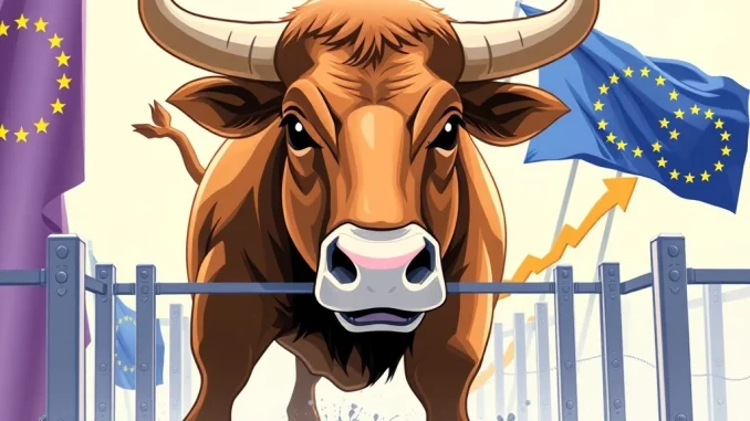 European stock futures soar as a potential US-EU trade deal with a 15% tariff cap sparks global market optimism.