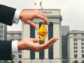 An image symbolizing the Federal Reserve ending its Fed crypto supervision program, showing a shift in regulatory approach.