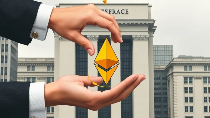 An image symbolizing the Federal Reserve ending its Fed crypto supervision program, showing a shift in regulatory approach.