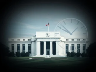 Visual representation of the Federal Reserve building, symbolizing the potential Fed rate cut and its impact on the broader economic outlook.