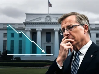 Kevin Hassett and Jerome Powell discussing a potential **Fed rate cut** amidst economic policy decisions.