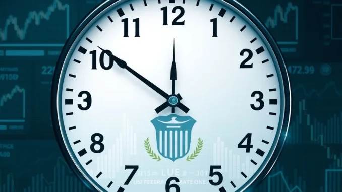 A calendar showing a shift from December to September, illustrating Barclays' updated **Fed rate cuts** forecast and its impact on economic expectations.