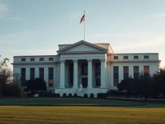 Visualizing the Fed's influence on potential interest rate cuts, impacting the broader economic outlook and financial markets.