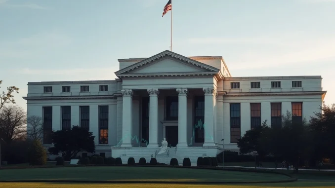 Visualizing the Fed's influence on potential interest rate cuts, impacting the broader economic outlook and financial markets.