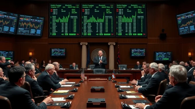 Federal Reserve meeting with two governors dissenting on interest rates amid Trump pressure