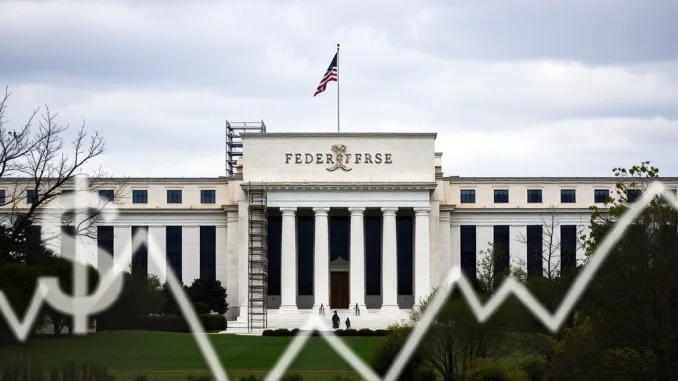 The Federal Reserve building undergoing renovation, symbolizing the ongoing Federal Reserve Funding debate and its significant costs.