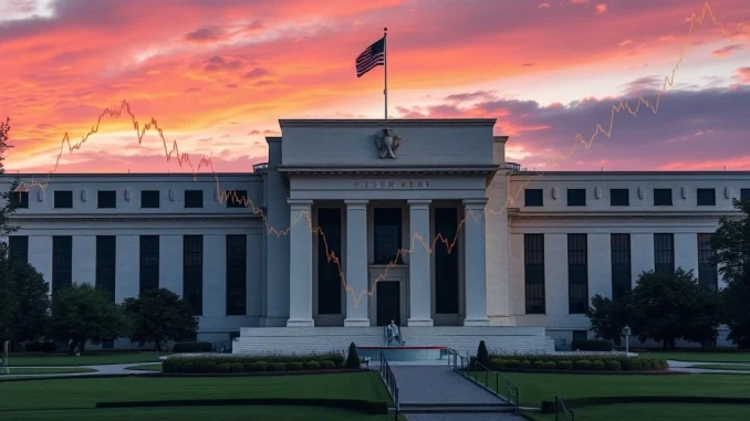 Illustrating the Federal Reserve's pivotal role in shaping the US economy amidst inflation and payroll data.