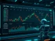 Finestel TradingView Bot automating crypto trades on a digital dashboard