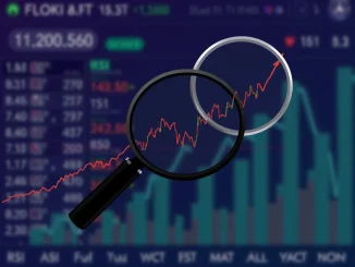 A chart showing a significant Floki price correction, highlighting key resistance and support levels, indicating a crucial test for FLOKI analysis.