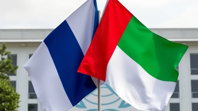 A visual representation of the historic France Palestine recognition at the UN, symbolizing a new chapter in Middle East peace diplomacy.