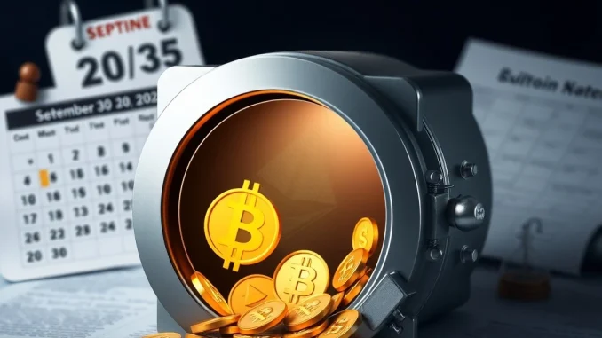 Visualizing the **FTX Creditor Payout** process, showing digital assets being released from a secure vault to claimants.