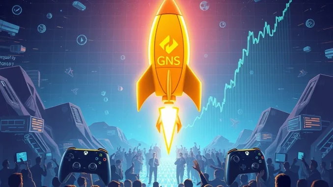 GNS cryptocurrency token soaring amid gaming and blockchain ecosystem developments