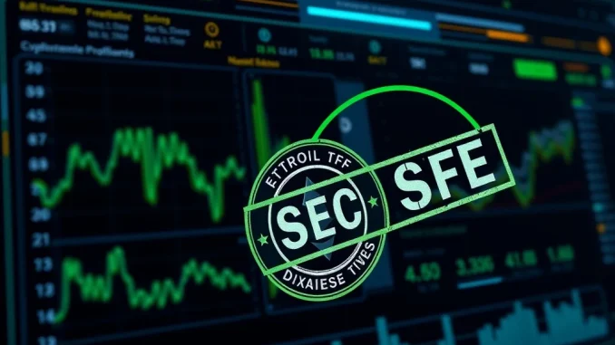 SEC approval for Grayscale GDLC ETF with Bitcoin and Ethereum symbols