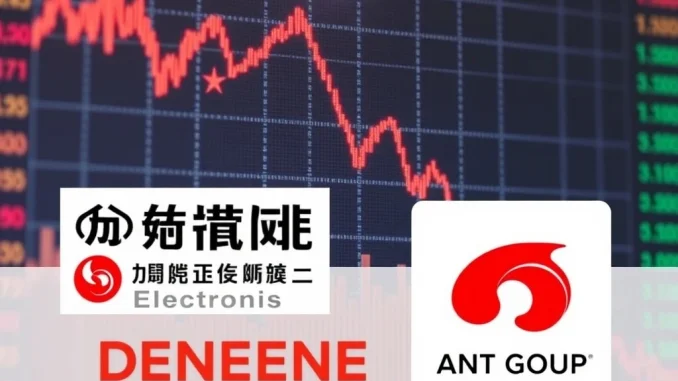 Hang Seng Electronic stock slump amid Ant Group collaboration rumors