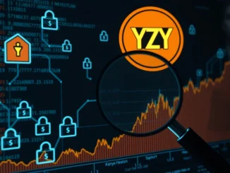 Digital visualization of crypto wallets and data trails, symbolizing Bubblemaps' investigation into Hayden Davis's alleged YZY memecoin sniping.