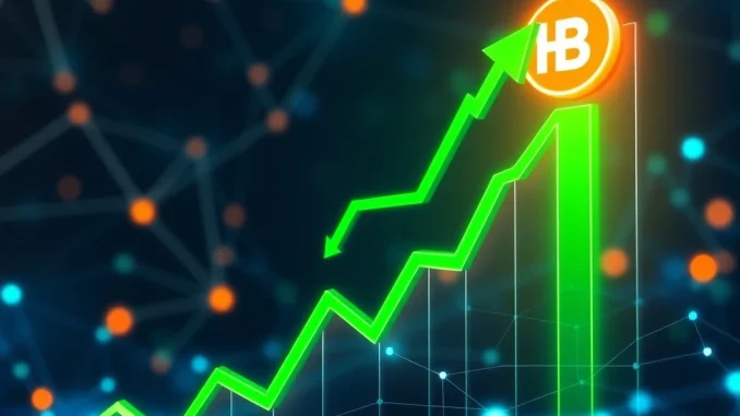 HBAR price chart showing a significant volume surge and upward breakout potential, illustrating the critical $0.27 level.