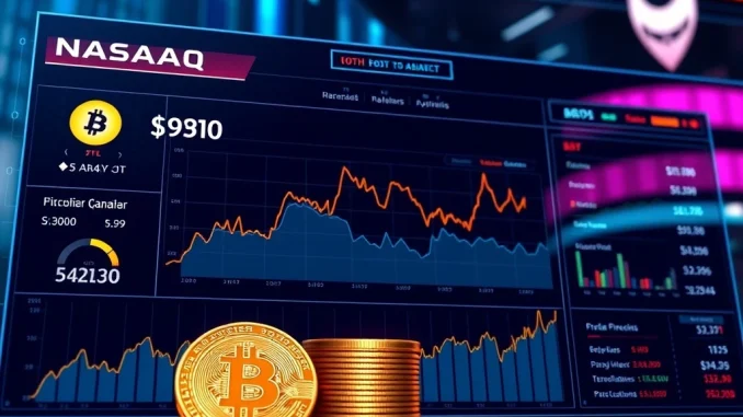 Hilbert's Bitcoin treasury dashboard showcasing real-time crypto holdings and compliance metrics.